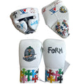 Winning boxing gloves set Chrome Heart Cross White Leather