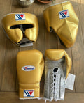 Winning boxing gloves Silver Golden 