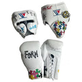 Winning cross boxing set White Form gloves