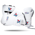Winning training boxing Set White Leather