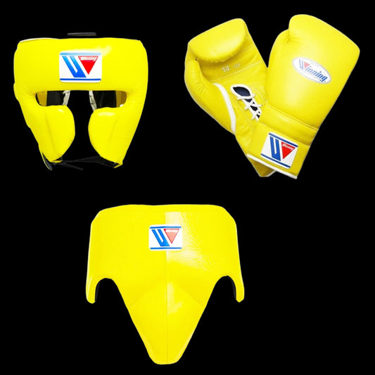 Yellow Winning Boxing set, Winning Boxing gear, Winning Lace up Boxing Glove set, Boxing Glove set, Winning boxing gear set, Winning set, winning Boxing Glove, Winning groins, Winning head Gear, winning Boxing Set, PF Fitness Gear, PFFITNESSGEAR, Fight Gloves, Gift for Him, Gift for Son, Father days Gift, Black Friday Sale, Christmas Gift, Thanks Giving Gift, New Year Gift, Cyber sale, Valentine Gift, Gift for her, Gift for Daughter, Gym Gift, Fitness Gift, Motivational Gift, Winning