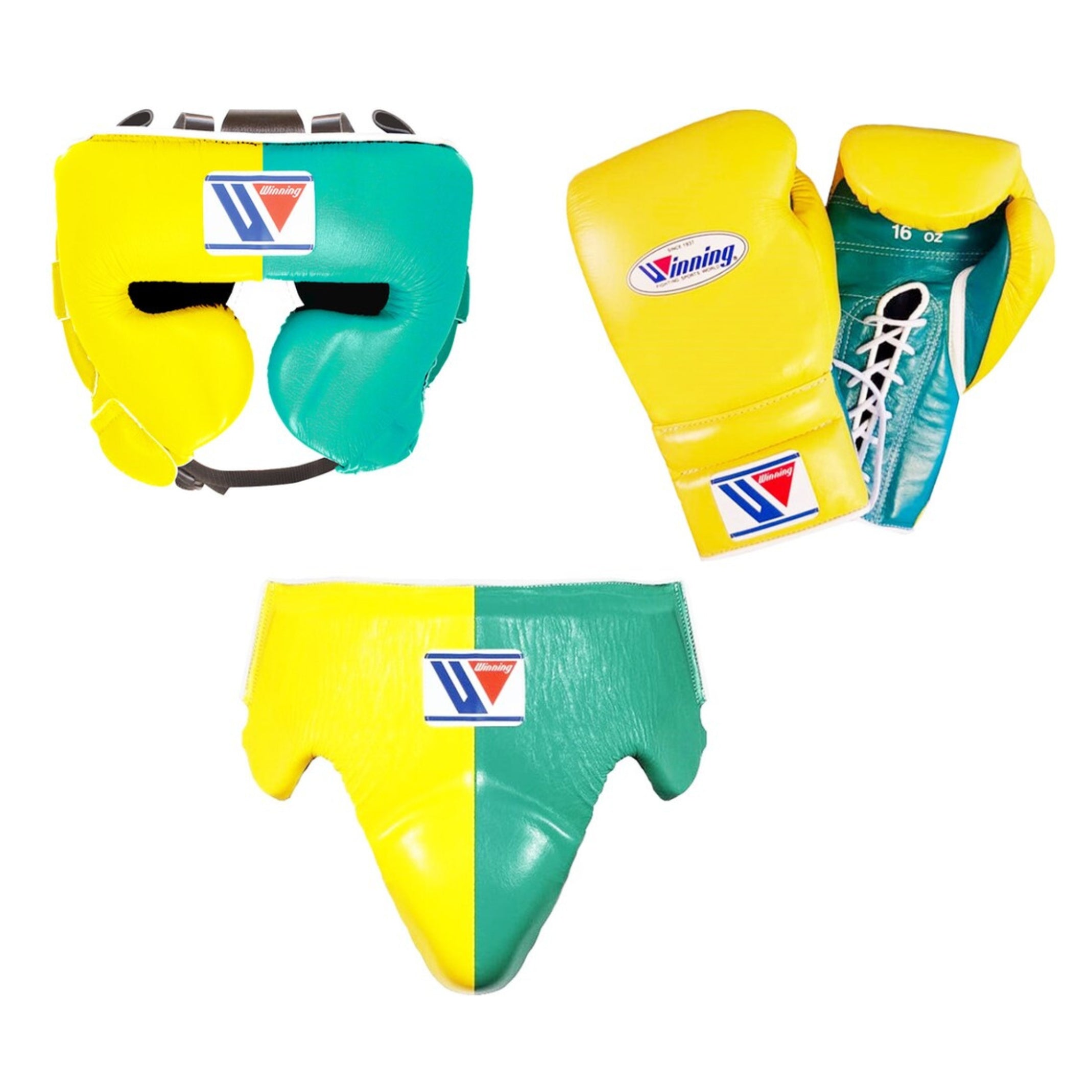 Affordable Winning boxing set yellow green